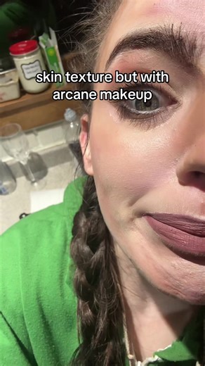 Exploring Skin Texture with Arcane-Inspired Makeup