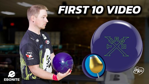 From the drill press to the lanes, this is the #First10 frames with AJ Chapman using the Ebonite Turbo X! This ball is available starting 05.15.2025! #EboniteBowling #BowlToWin #TurboX #HK22 | Ebonite
