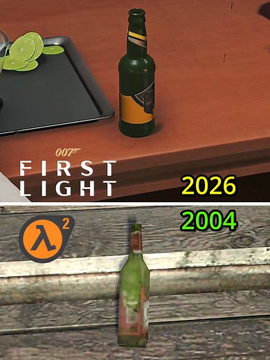 007 First Light VS Half Life 2 - Glass physics #007 #007firstlight #earnthenumber #007klippin #halflife #halfelife2