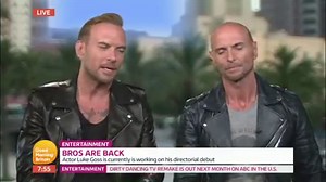 Bros are only three years younger than Piers Morgan - and he insisted on knowing their secret to looking so 'absurdly youthful'! Watch the full interview here: http://www.itv.com/goodmorningbritain/entertainment/matt-goss-luke-goss-bros-reunion | Good Morning Britain