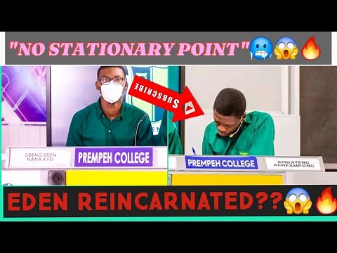 This is Why Eden(Prempeh College) is reincarnated | NSMQ 2021/23