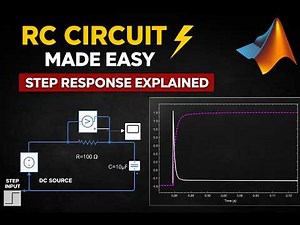 RC Circuit in MATLAB Simscape ⚡ Step Response Explained Simply | Beginner to Advanced
