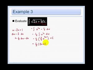 5.5 - The Substitution Rule