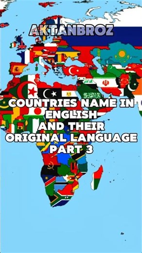 Countries name in english and their original language part 3 #edit #country #world #poland