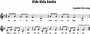 Rida Rida Ranka Beth's Notes Songs   Resources