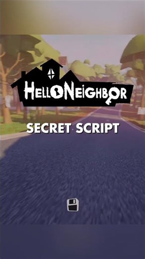 Secret in Hello Neighbor #easteregg #helloneighbor #nostalgic #secret #helloneighborhideandseek