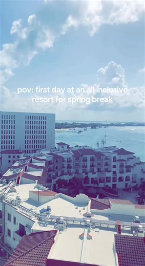 First Day at an All-Inclusive Resort for Spring Break