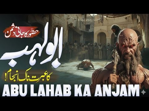 The Story Behind Surah lahab | The Mysterious Death of Abu Lahab | Abu Lahab Ka Anjam |