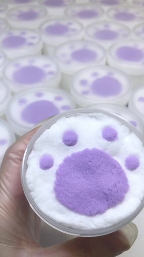 Creating a Purrple Bean Paw Slime!