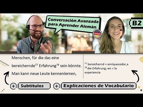 Conversación Avanzada en Alemán B2 para Hablar y Escuchar Mejor 🎓🏆