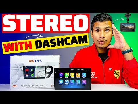 MyTvs Android Car Stereo With 4K DashCam | 4+64GB With CarPlay AndroidAuto And Fast Processor