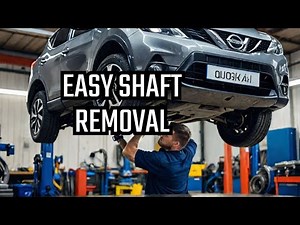 How to Remove a Nissan Qashqai Drive Shaft!