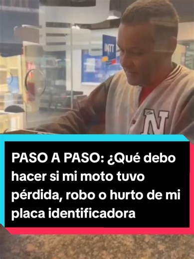 ¿Qué hacer ante la pérdida o robo de placa de moto?