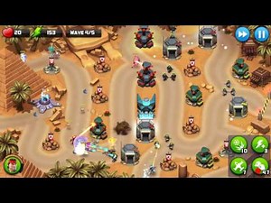 Alien Creeps TD - Level 40-Sphinx Hijinks - Campaign 3 Stars