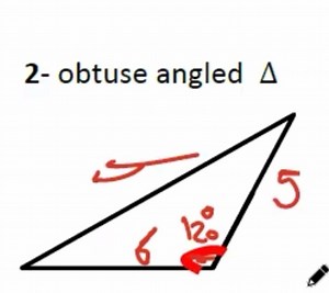 Given an obtuse-angled triangle with two sides of lengths 5 and... | Filo