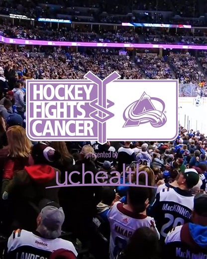 A night that always means more. Thank you everyone who showed their support on Hockey Fights Cancer Night! | Colorado Avalanche