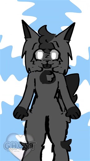 meet ghost my new main oc #gacha #alightmotion #dandysworld