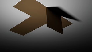 Download Abstract cardboard box assembling and disassembling isolated on white background. Design. Paperbox turned upside down. for free