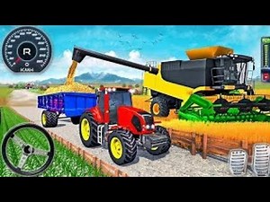 Modern Farm Tractor Driving Games - Farming Tractor Games 3D - Android Gameplay