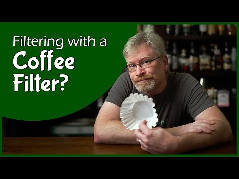 Filter Wine - Coffee Filter?