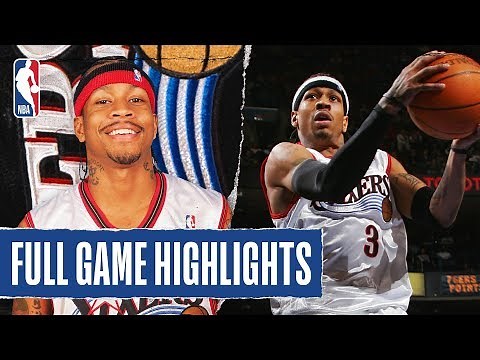 FULL GAME HIGHLIGHTS: Allen Iverson Heats Up For 60 PTS in Philly!