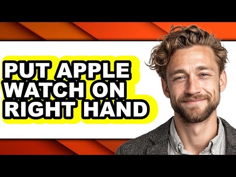 How to Put Apple Watch on Right Hand (only Way)