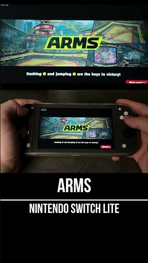 ARMS Nintendo Switch Lite Gameplay - FPS Monitor