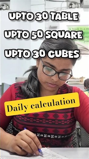 My Daily Calculation Checklist ✅ #shortfeed #ssccgl2026 #minivlog