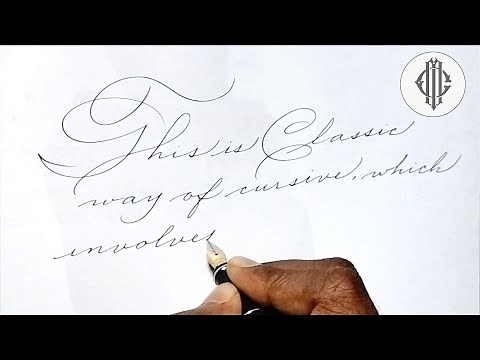 English Cursive Writing Practice for Beginners (Business Penmanship)