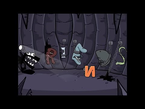 Alphabet Lore but only when F R I E N D S is onscreen