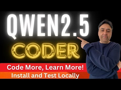 Qwen2.5-Coder - High Quality Coding Model - Install and Test Locally