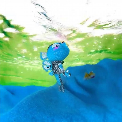 Beaded dragon amigurumi