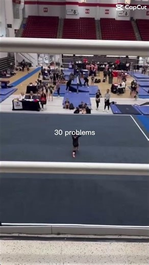Everything goes away during gymnastics @lilithegymnast