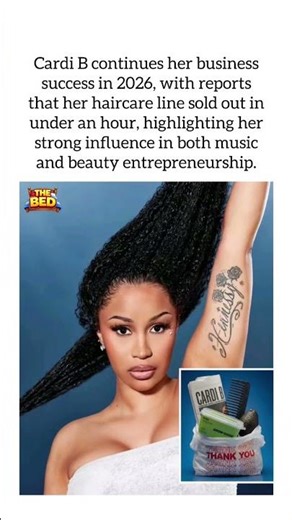 Cardi B’s New Haircare Line Sells Out in Record-Breaking 60 Minutes!#cardib #viral #beauty #haircare
