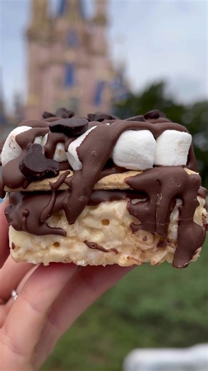 New S'More Cereal Treat Bar at Disney World Candy Shops