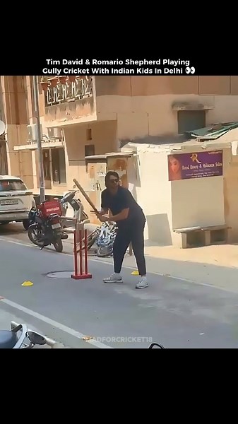 The Simplicity Of RCB Players ❤️‍🩹 #timdavid #romarioshepherd #rcbvsdc #dcvsrcb #rcbians #rcb #ipl