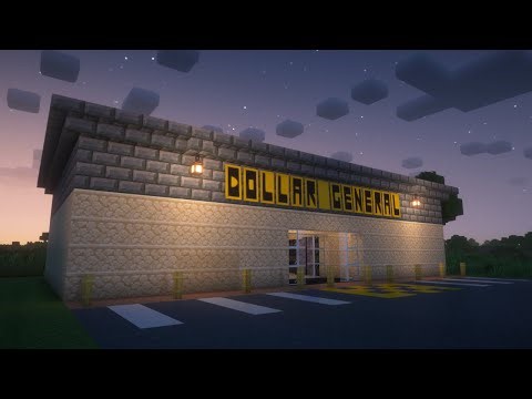 Building DOLLAR GENERAL In Minecraft