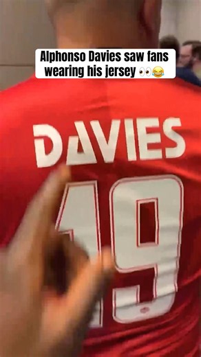 They had no clue they met Alphonso Davies 😭