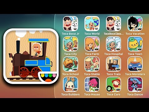 Toca Boca Train - Latest New Game Update - iOS/iPaOS Walkthrough, Gameplay Review