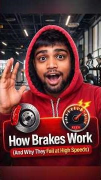 How Disc Brakes Actually Work 🚗🔥 (Simple Explanation!) #youtubeshorts#short#shorts