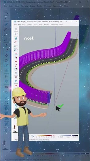 Mau bikin lampu ngikutin kabel melengkung di SketchUp? Atau bikin pagar, railing, bahkan pot ta