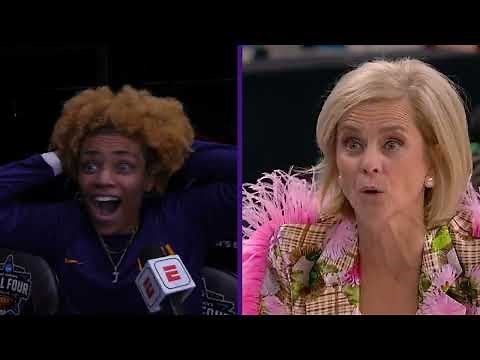 Which LSU player had the best Kim Mulkey impersonation? 🤣