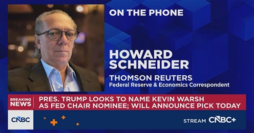 Schneider: Kevin Warsh goes in with the president’s trust and Wall Street ties