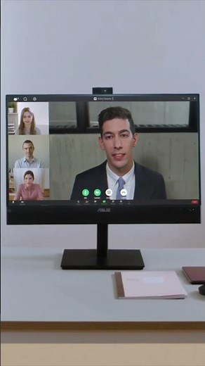 ASUS BE27ACSBK Webcam Monitor- The Complete Videoconferencing Solution #Shorts