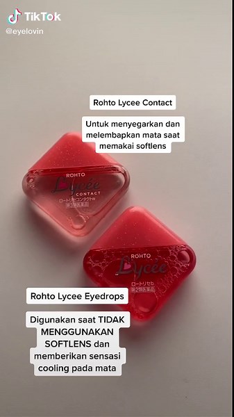 Rohto Lycee Eye Drops from Japan - Cooling Sensation for Refreshed Eyes