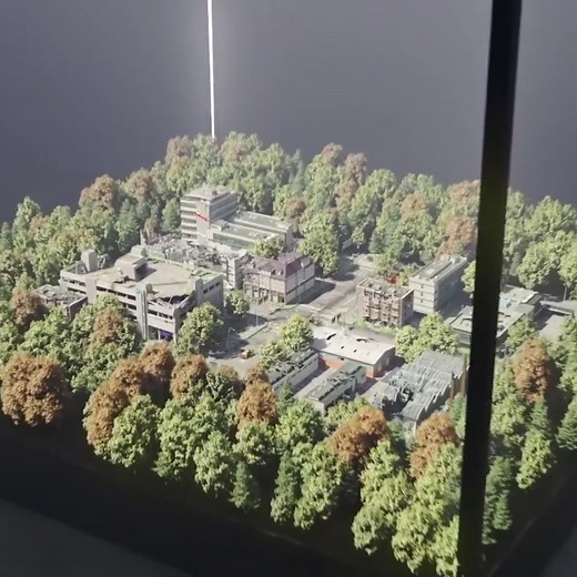 Apocalyptic 3D CGI Animation: Aliens Destroy Forest City