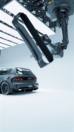 9.8M views · 328K reactions | my eg hatch custom widebody! Awesome animation by DRIVETUNED #honda #civic #eg6 #vtec #customcar #widebody #3d | MOZY | Facebook