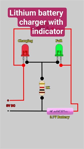 Lithium Battery Charger with Indicator - Fast & Smart Charging! 🔋#shorts #youtubeshorts