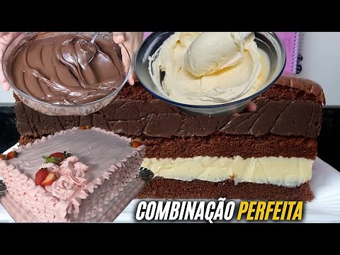 COMBINAÇÂO PERFEITA PARA SEU BOLO RECHEIO DE MARACUJÁ COM BRIGADEIRO O MAIS FÁCIL DO MUNDO 😋