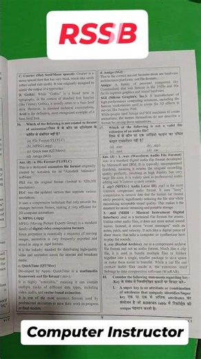 🔥 RSSB Computer Instructor Paper-II | Solved Papers & Practice Book | Rajasthan Computer Anudeshak